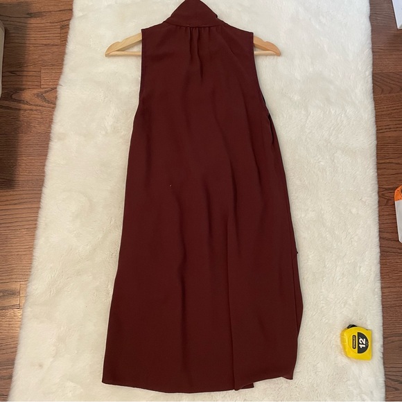 Aritzia Wilfred Sabine dress, brown/purple (burgundy). Women size XS - Picture 4 of 4